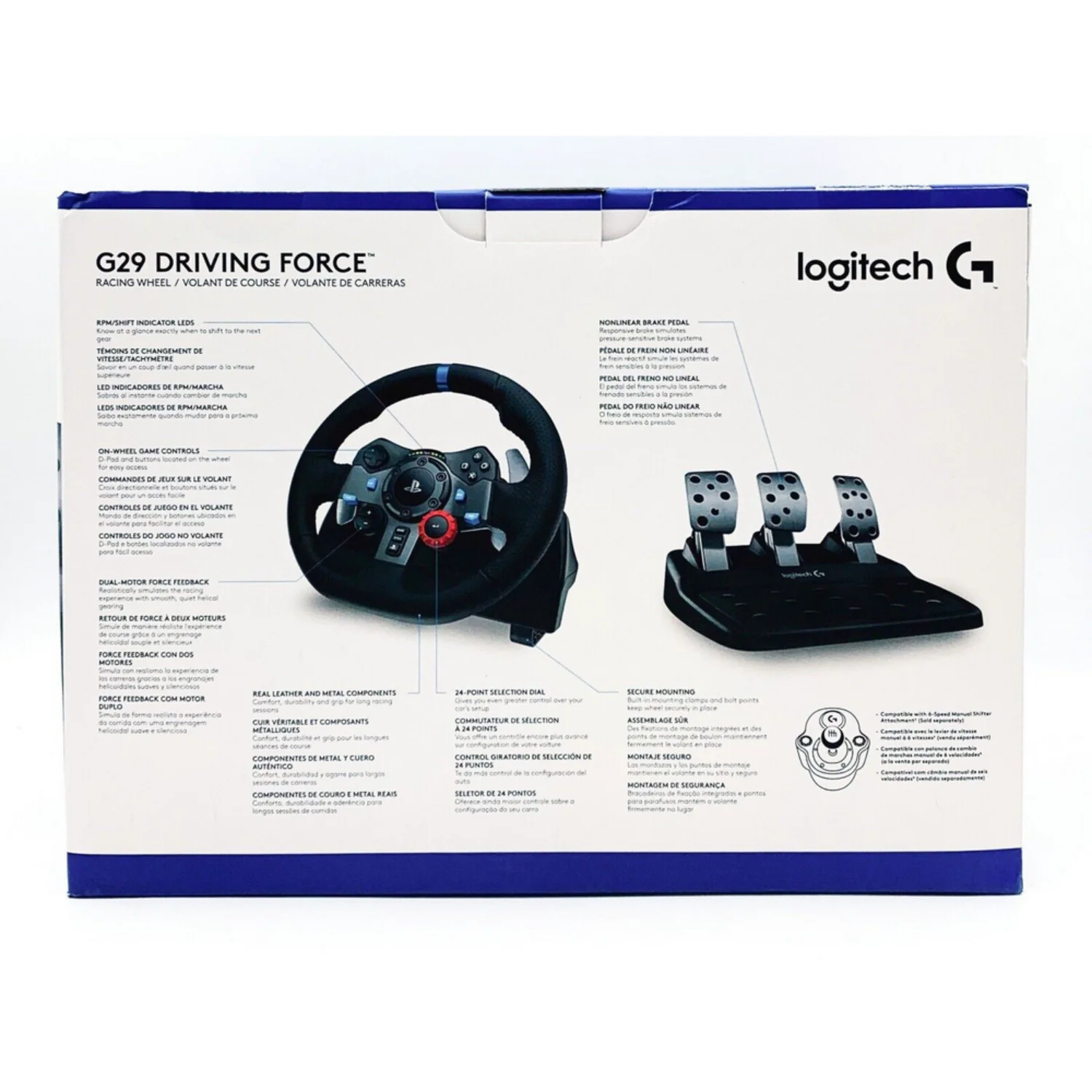 Logitech G29, Volante Carreras Driving Force, Pc / Ps5